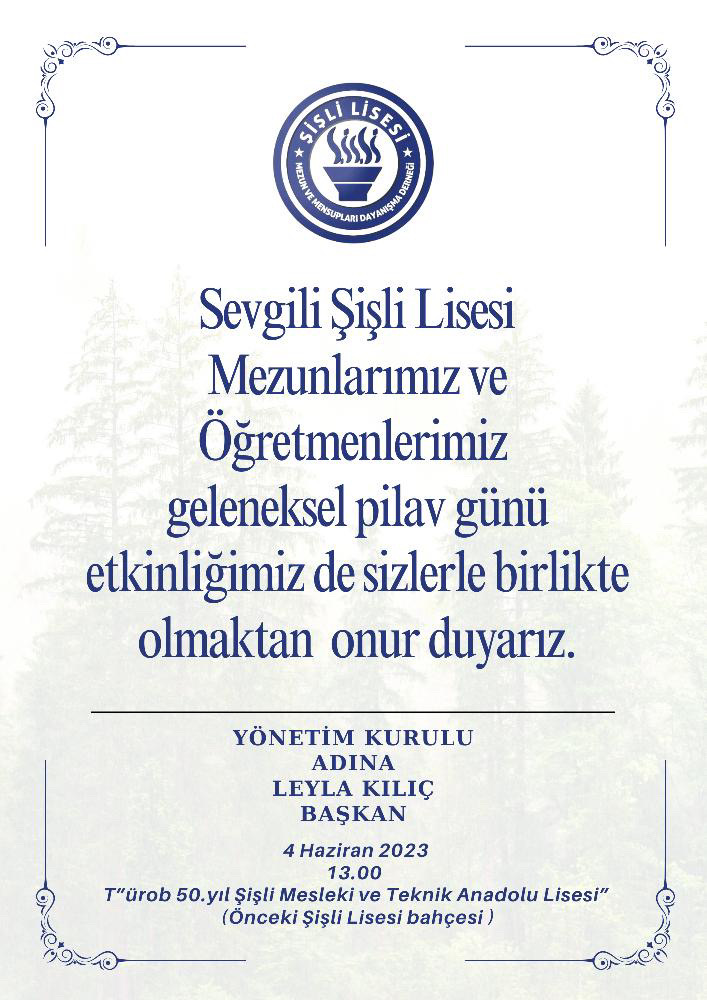Pilav Günü Etkinliği